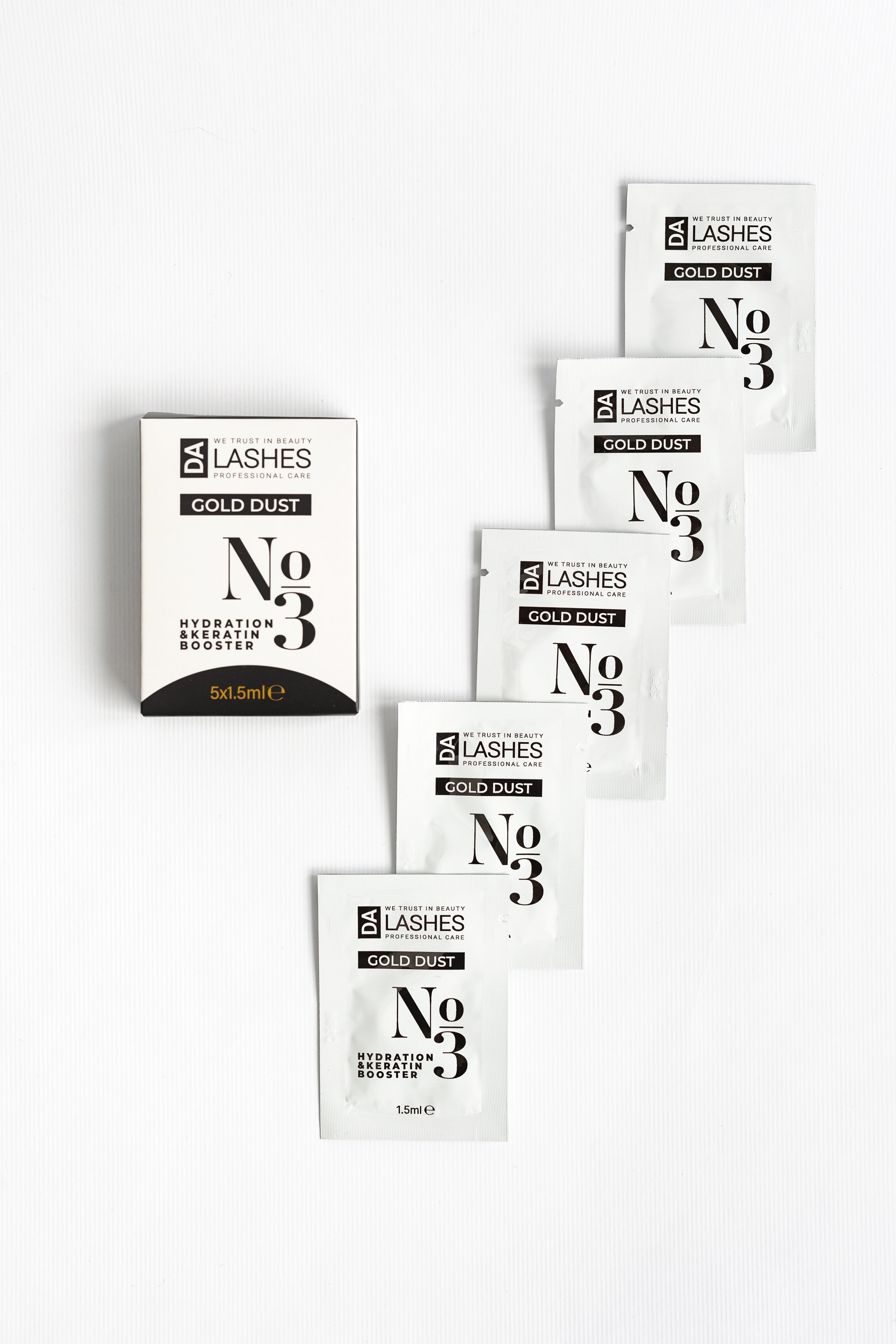 1-2-3 soļu LASH LIFT sistēma